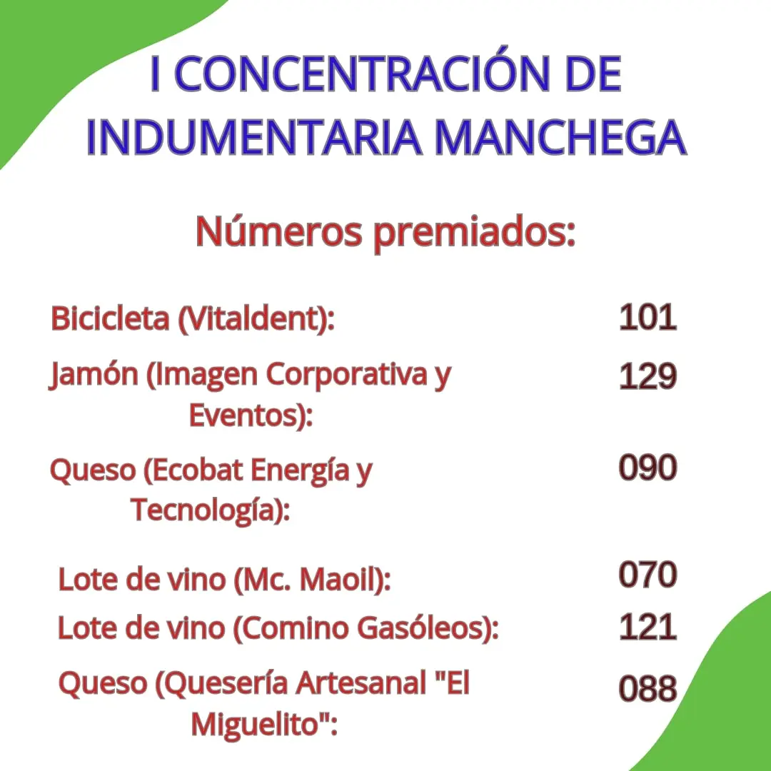 SORTEO I CONCURSO DE INDUMENTARIA TRADICIONAL